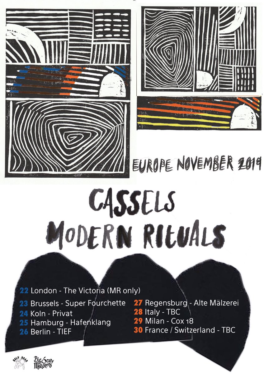 Pleased to announce that we’re touring the EU with top legends <a href="/casselsofficial/">Cassels</a> in November! Couple dates TBC, do get in touch if you can help!