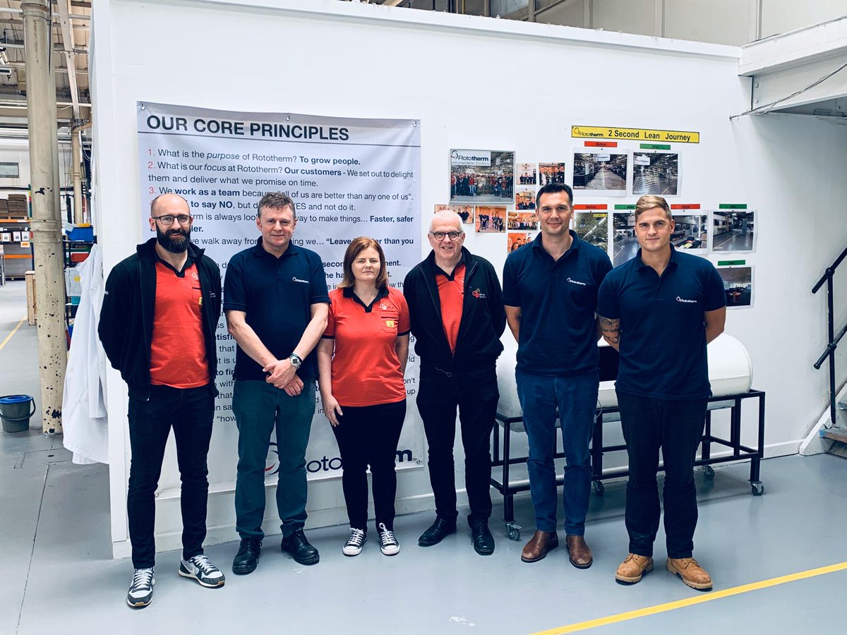 RotothermGroup's tweet photo. Thank you very much to the @CWAppliedTech team for visiting us yesterday. Looking forward to catch up at the summit next month.
Hopefully see you next in Ireland!!!

#welshmanufacturing #fixwhatbugsyou #2SL #leanleadership #continuousimprovement #leantransformation #collaboration https://t.co/lOP266dIPY