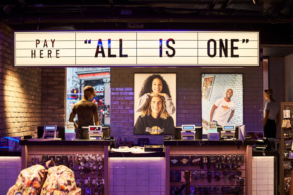 Theoneoff's tweet photo. We recently designed the new Hard Rock Rockshop in Londonβs Piccadilly - the worlds largest #HardRock retail space.
The store takes inspiration from music shows, gigs and festivals in a space that feels authentically London #HardRock #HardRockCafe #London #TheOneOff https://t.co/PjRZjcDIIp
