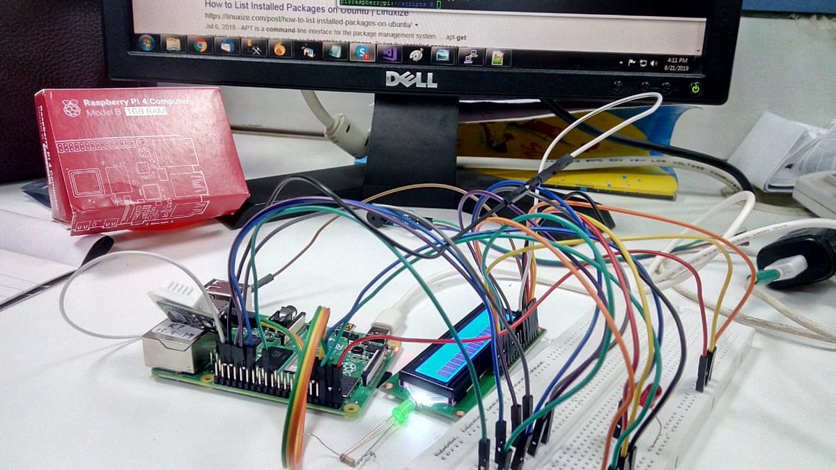 piyushpatel974's tweet photo. Day 3 Hackathon - Connect Raspberry pi and sensor.
#SmartFacilityMonitoring
#IoTConnectNXT
#IoTConnect
#Avnet
#hackathon2019
#Iot #AI #ML https://t.co/JOZBqD1UWS