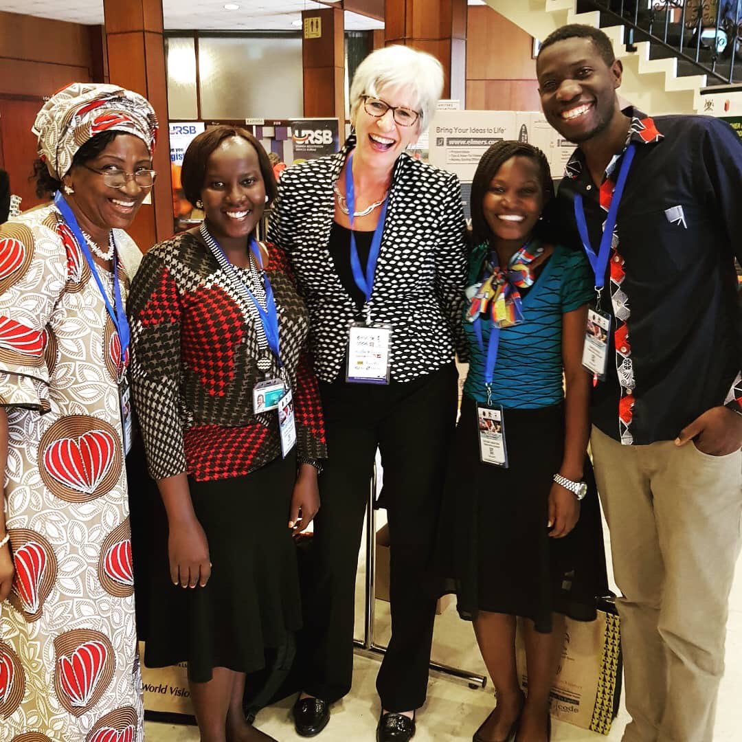 DrLizi's tweet photo. @LiteracyinUg  @TerraNovaUganda teachers enjoying the Pan African Literacy Conference! @TerraNovaUganda and @AlabamaLiteracy are international partners! @ILAToday https://t.co/QAnjw004B9