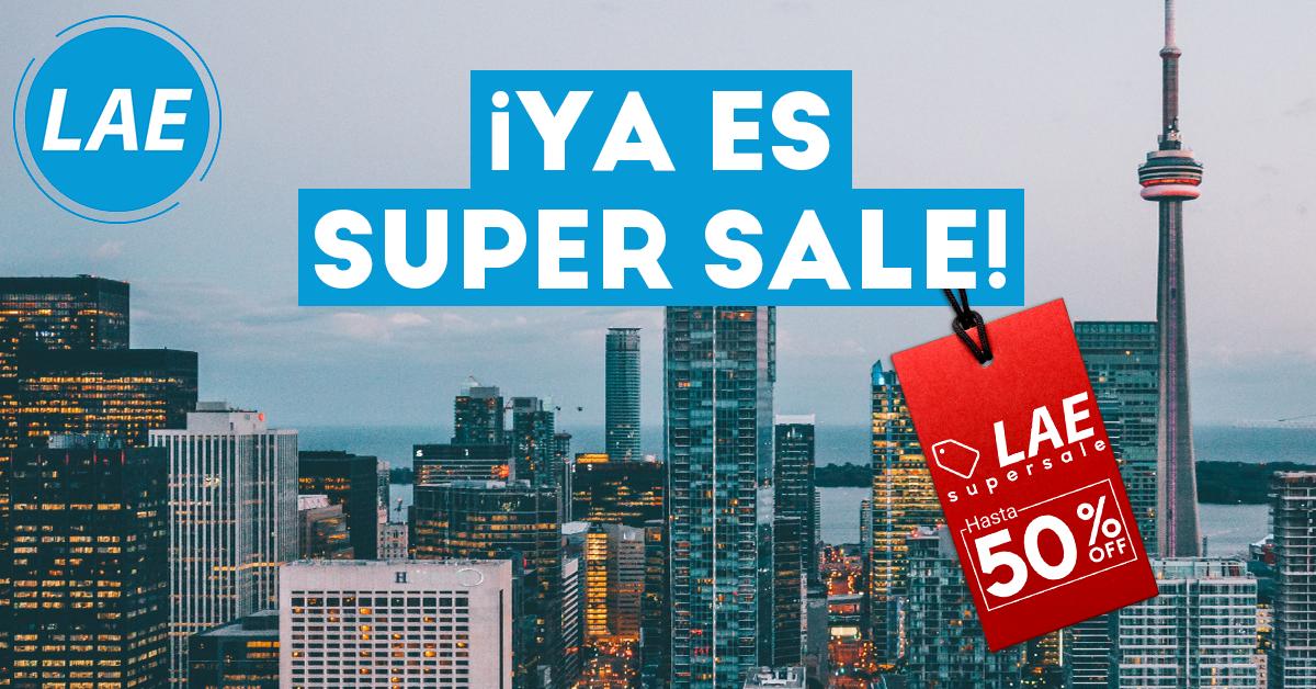 ¡LLEGÓ EL DÍA! Damos comienzo a tres semanas de descuentos exclusivos... hasta el 50% en el precio de los cursos para estudiar inglés en las mejores universidades 😉

👉 bit.ly/super-saleTW 👈