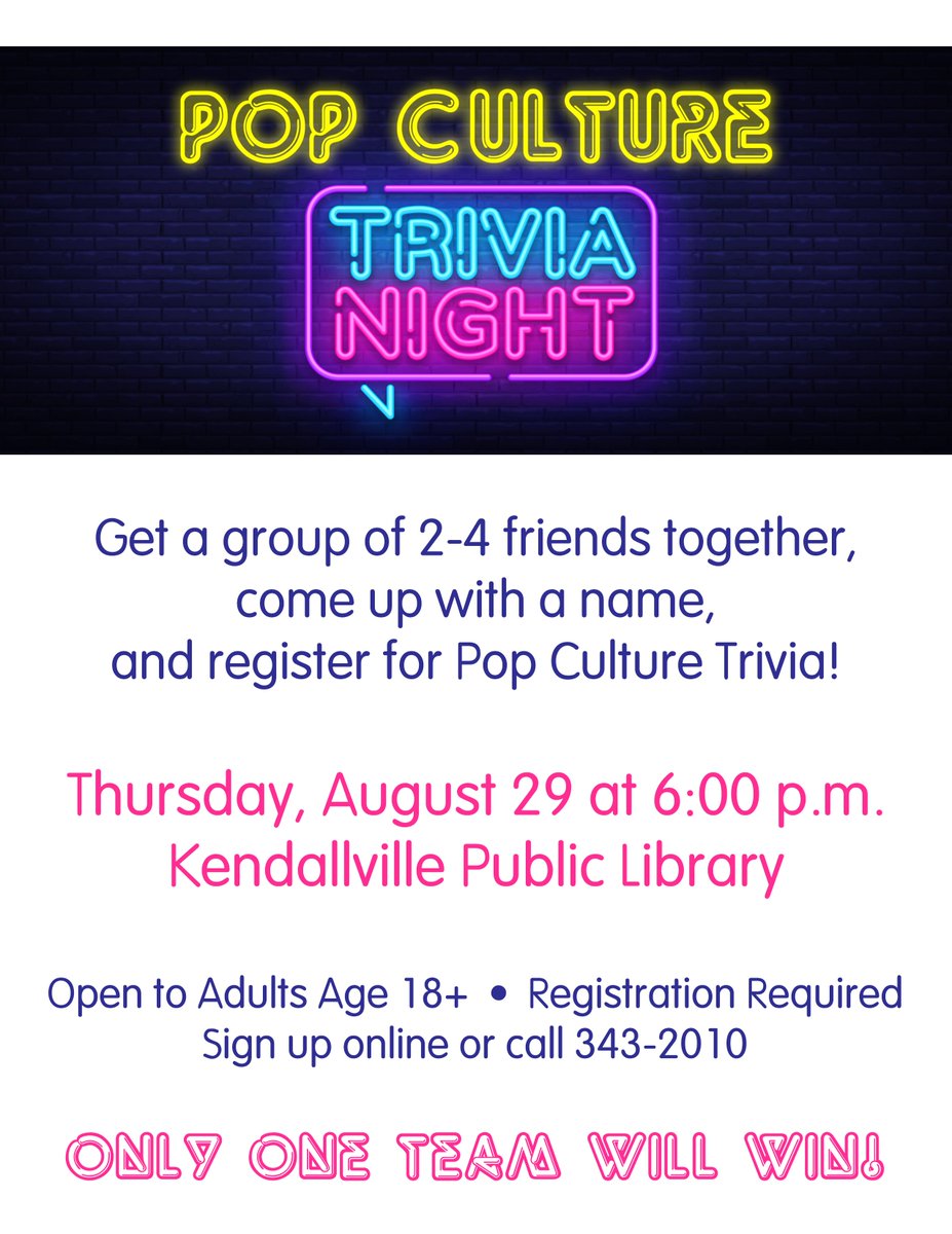 kvillelibrary's tweet photo. Still time to sign up! Register here: https://t.co/6hp2vUU073. https://t.co/KlF4oWMpAE