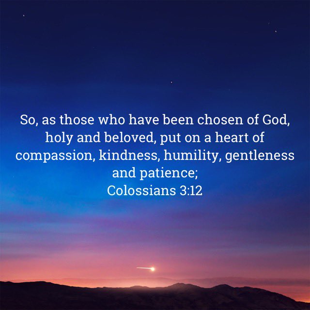 BaptistFalls's tweet photo. Fruit of the Spirit Challenge #FruitOfTheSpirit
Day 22 - Focus on KINDNESS
Colossians 3:12

Like us on Facebook, follow us on Instagram, Twitter, and our website, and SHARE the Fruit of the spirit with our family, friends and neighbors!! #kindness #VerseOfTheDay https://t.co/ZIaOqj1Ubk