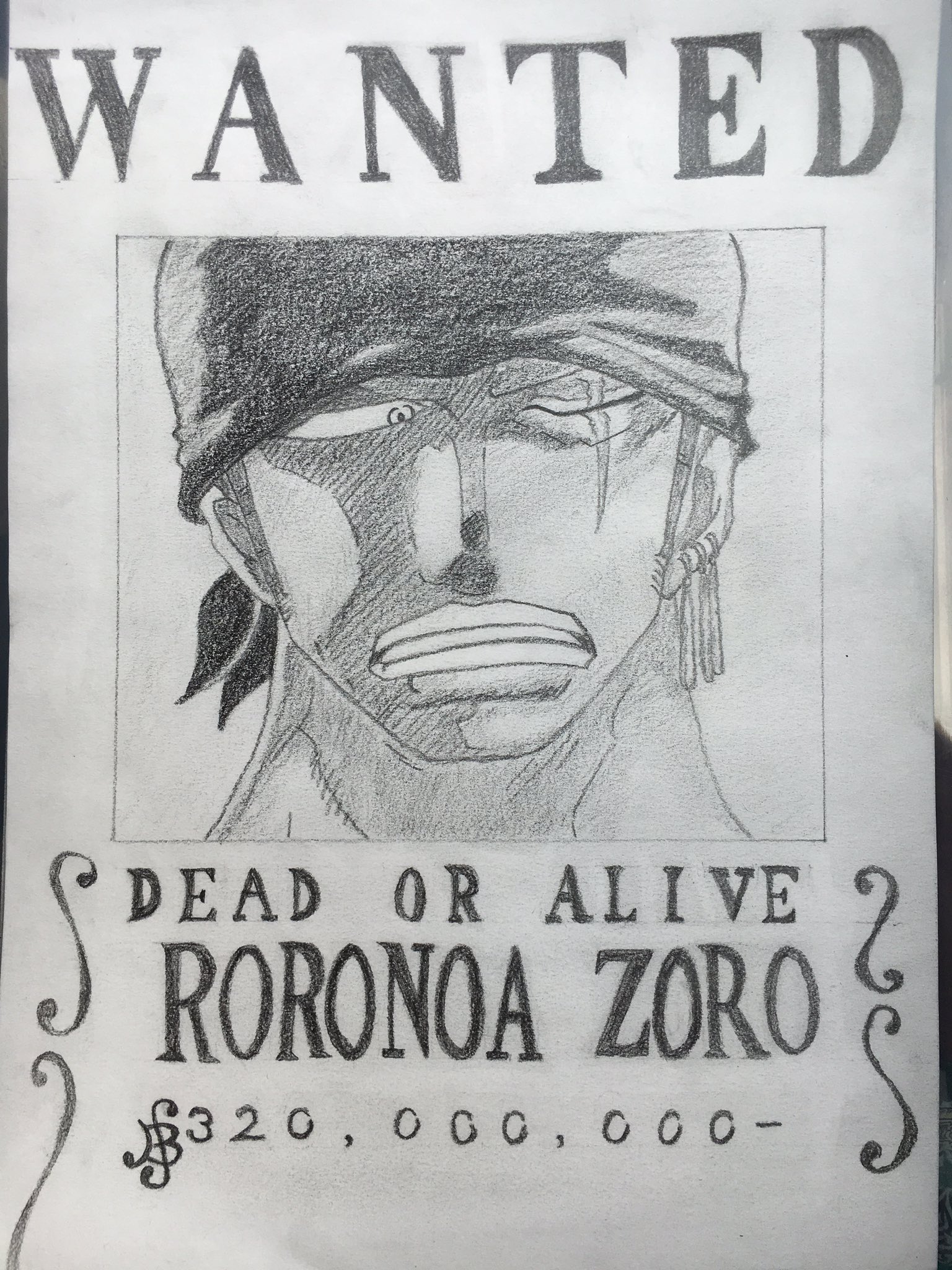 Art Feature Mine 鉛筆でゾロ描いた 沢山の方に見てもらいたいです Rtお願い致します One Piece Onepiece ワンピース ルフィー ゾロ サンジ 手配書 少年ジャンプ 絵描き 絵画 鉛筆画 モノクロ イラスト 絵描きさんと繋がりたい