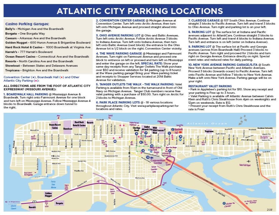 Harrahs Resort Atlantic City Floor Map
