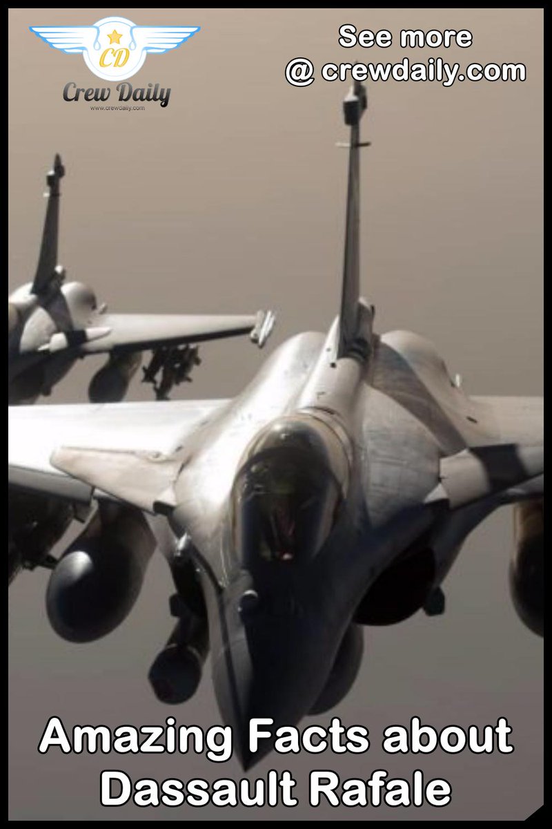 CrewDailytwit's tweet photo. Amazing Facts about Dassault Rafale
https://t.co/MdrT0kb3rt
#Tech #Technology #BestTechnology #Military #MilitaryAircraft #FighterJets #MilitaryFighterJets #FastestJet #FastestMilitaryJet #Aircraft #Airplane #FastestAirPlane #AmazingFacts #DassaultRafale #CrewDaily https://t.co/YTnZeu0rw8