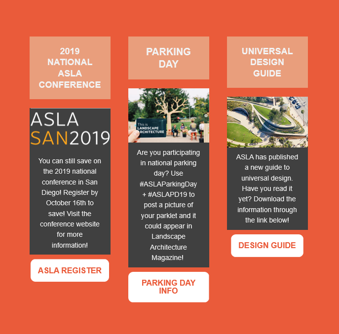 DFWASLA's tweet photo. DFW ASLA | August Newsletter - https://t.co/NDat3NeP6q
#DFWASLA #TEXASASLA @TEXASASLA #ASLA https://t.co/RIEsfN1UqG
