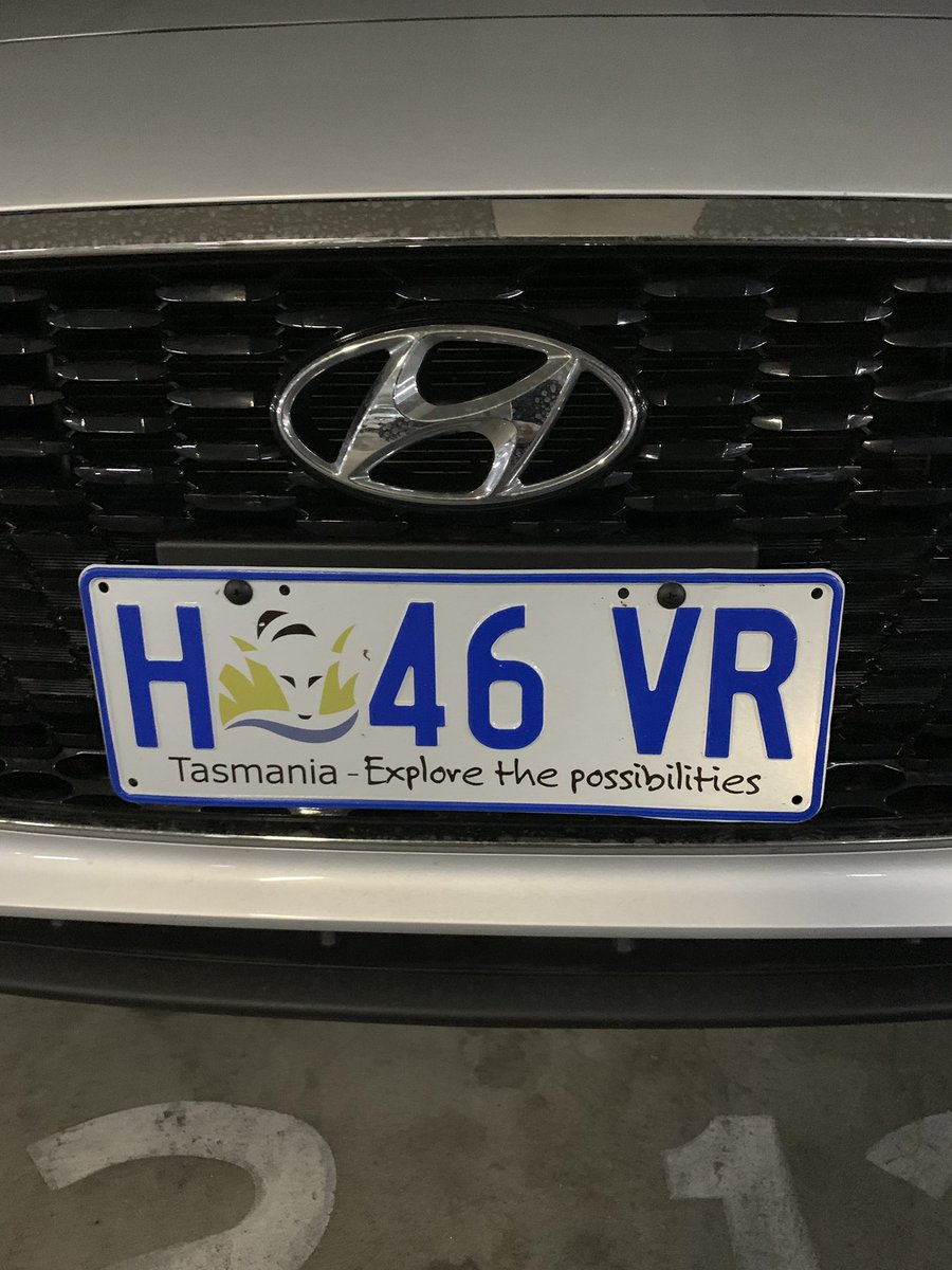 NSB_1977's tweet photo. @Alex__Briggs in Tassie this week for work, how’s the number plate of the hire car?? 👌🏼 @ValeYellow46 @VRRidersAcademy https://t.co/HBnnvioRLy