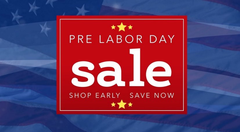 leftoverluxury's tweet photo. Pre Labor Day Sale Starts Today!   Come on in! Pantops Shopping Center.   Leftover Luxuries. https://t.co/99SNZtXHvr