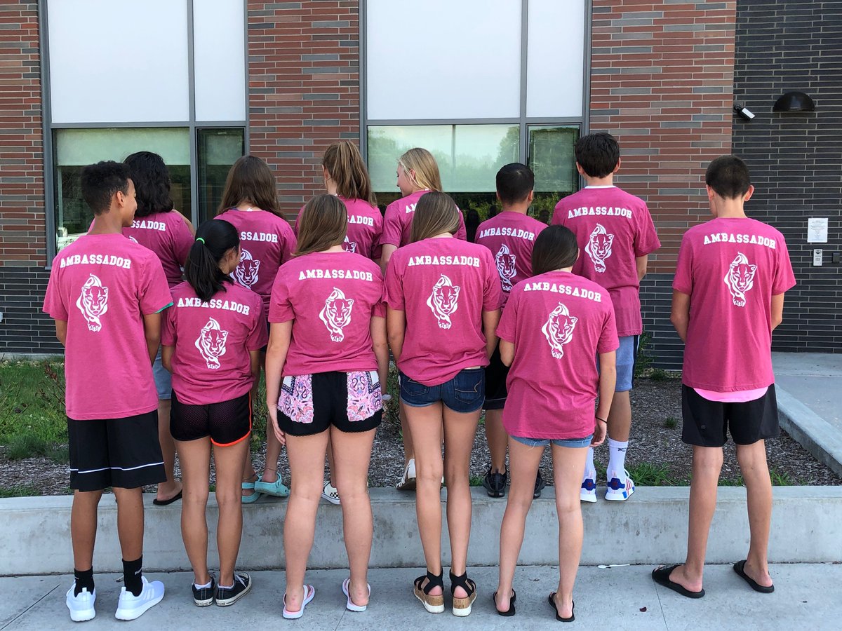 WJJMS's tweet photo. These students are our Puma Ambassadors. They came in on Monday, August 19th to plan for the start of the year! https://t.co/2vvCMf7ec5