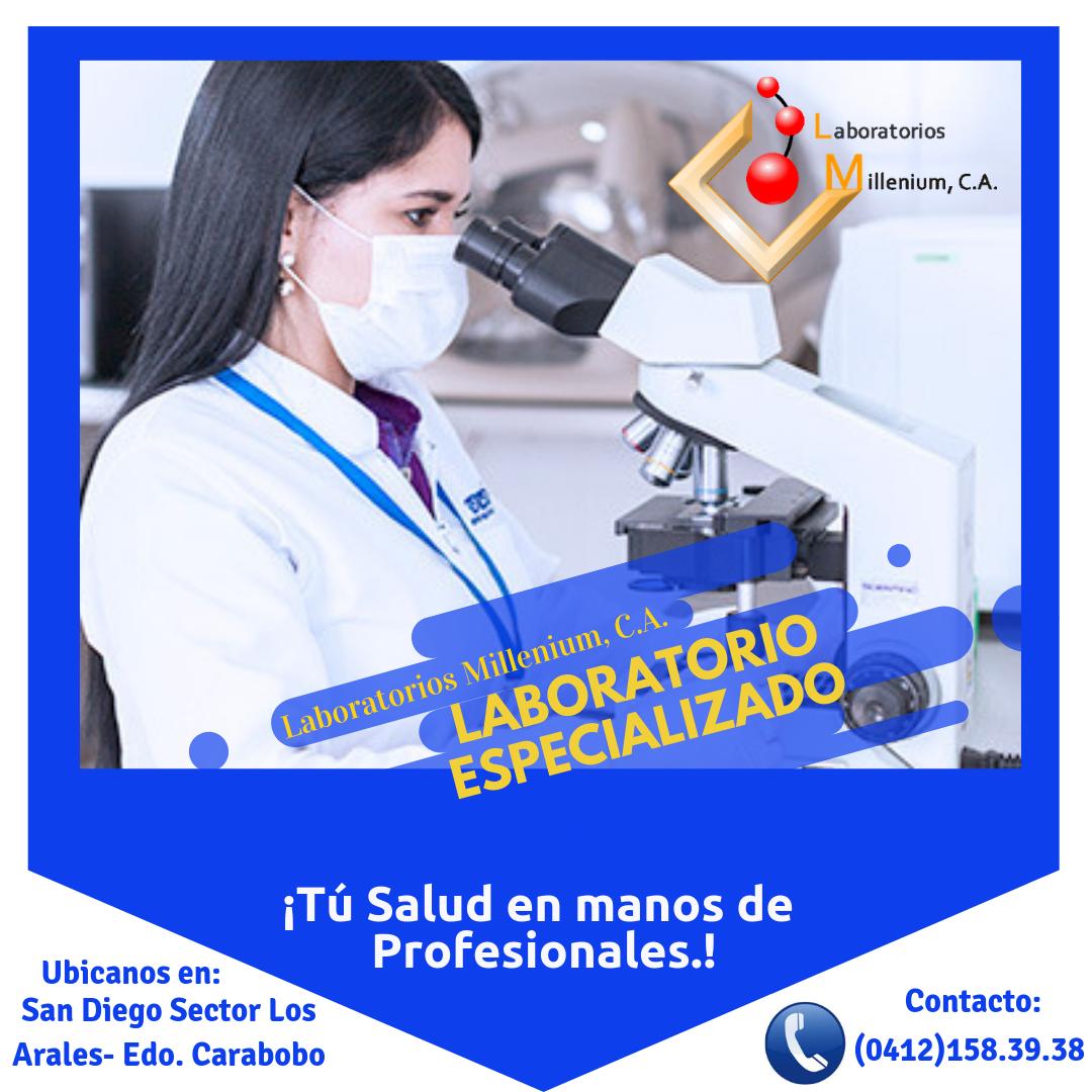 LABMILLENIUM's tweet photo. Visitanos en San Diego Sector Los Arales Edo. Carabobo, Contacto (0412)158.39.38 

#laboratorioclinico #examenderutina #pruebasespeciales #bacteriologia #marcadorestumorales #pruebashormonales
#sandiego #carabobo #salud #bienestar #resultadosconfiables https://t.co/cicfV260Bz