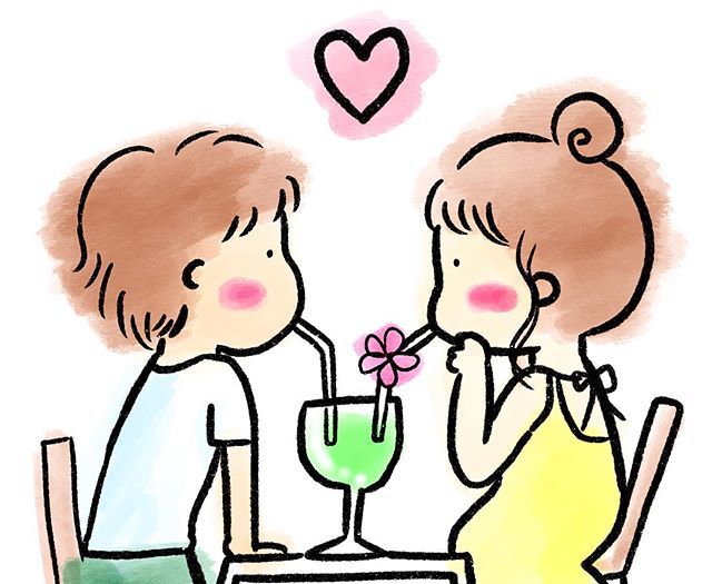 無料イラスト画像 最高夏 カップル イラスト