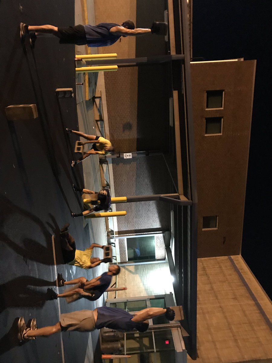 7 swole PAX went round and round the circle of fire at the Foundry workout at the County this morning. We started with volume, finished with tempo. <a href="/F3Louisville/">F3 Louisville</a> #f3counts