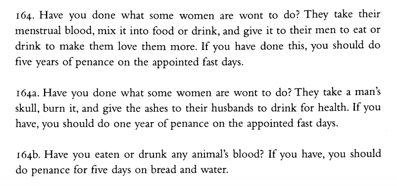 Erik Wade On Twitter Q So You Re Not Concerned About Women S Magic Burchard Frothing At The Mouth I Am Very Concerned You Know They Feed Their Husbands Menstrual Blood As A Love