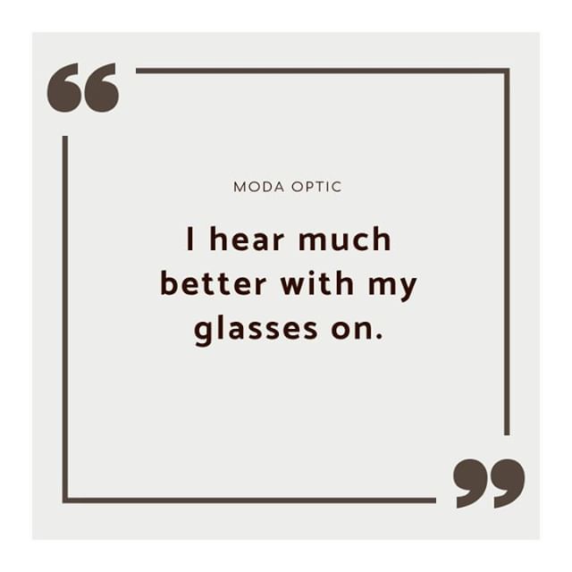 ModaOptic's tweet image. I Hear Much Better With My Glasses on! 😀😂🤣
.
#modaoptic #modastyle #rockville #maryland #vision #glasses #eyeglasses #buyindependent #eyewear #beunique #luxuryeyewear #washingtondc #washington #dc #independent #optician #shoplocal #shopsmall #optical… ift.tt/2TP8M5B