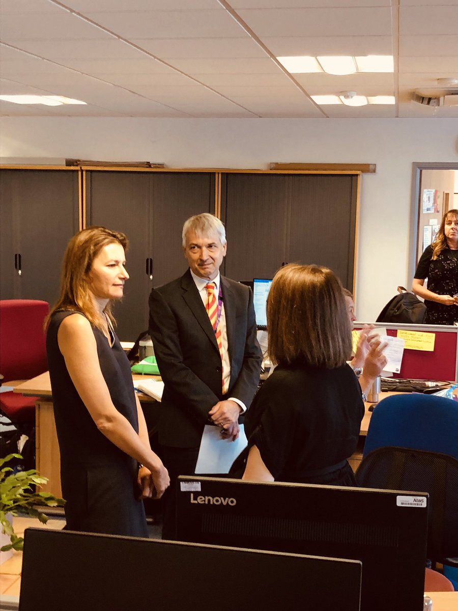 Minister for Prisons and Probation, Lucy Frazer makes her first Probation community visit in her new role. A chance to meet with a range of NPS, CRC &amp; accommodation providers in Cambridgeshire where her seat is. Lots of questions from the Minister and straight answers from staff.