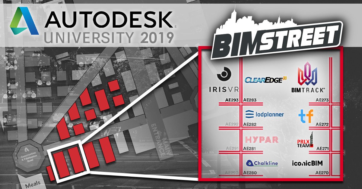 NewformaInc's tweet image. Like the naughty kids at the back of the🚍, #BIMStreet&apos;s back @autodesku and bigger than ever. See what&apos;s up at bimtrack.co/blog/events/bi… #BIMStreet2019 #AU2019
@IrisVR_Inc @ClearEdge_3D @lodplanner @HyparAEC @VisiSpecs @Test_Fit_io @PrlxTeam @parleyburnett