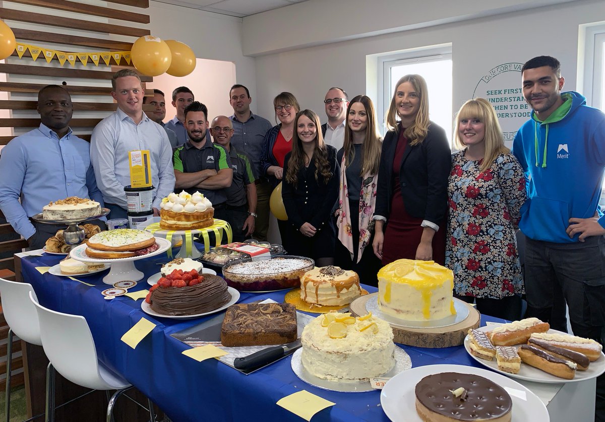 MeritDisplay's tweet photo. Today the team here at Merit held our great blooming tea party in aid of Marie Curie.

Pretty safe to say were all caked out.

#Merit #MeritDisplay #Cake #teambaker #temfaker @mariecurieuk https://t.co/RHw0vMXvD6