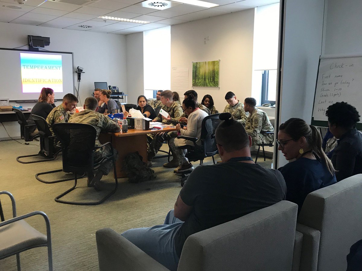 TODD_MEDCOM's tweet photo. Nate Shivers and Jennifer Higgins work with Vilseck Army Health Clinic conducting Spectrum Personality Temperament training this week. https://t.co/2EXbpzqLAH