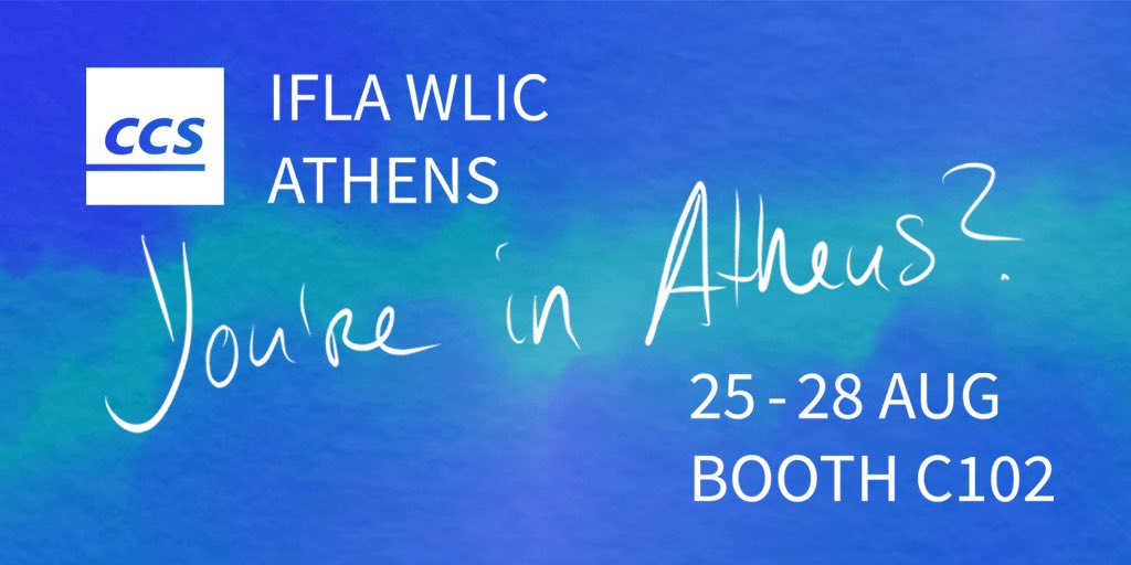CCS_docWizz's tweet photo. A great opportunity to connect!
We will be delighted if you stop by our booth C102 at the #iflawlic2019. Get updated on our #library software #docWorks, experience the touch screen showcase #MagicBox @Magic_MagicBox, and let us know what's new with you! https://t.co/PLNIO4SyFl