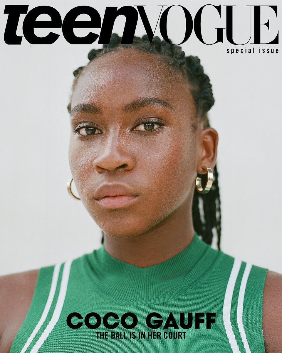 CocoGauff's tweet photo. 😍😍😍😍😍@TeenVogue https://t.co/zzS4QKhd1J