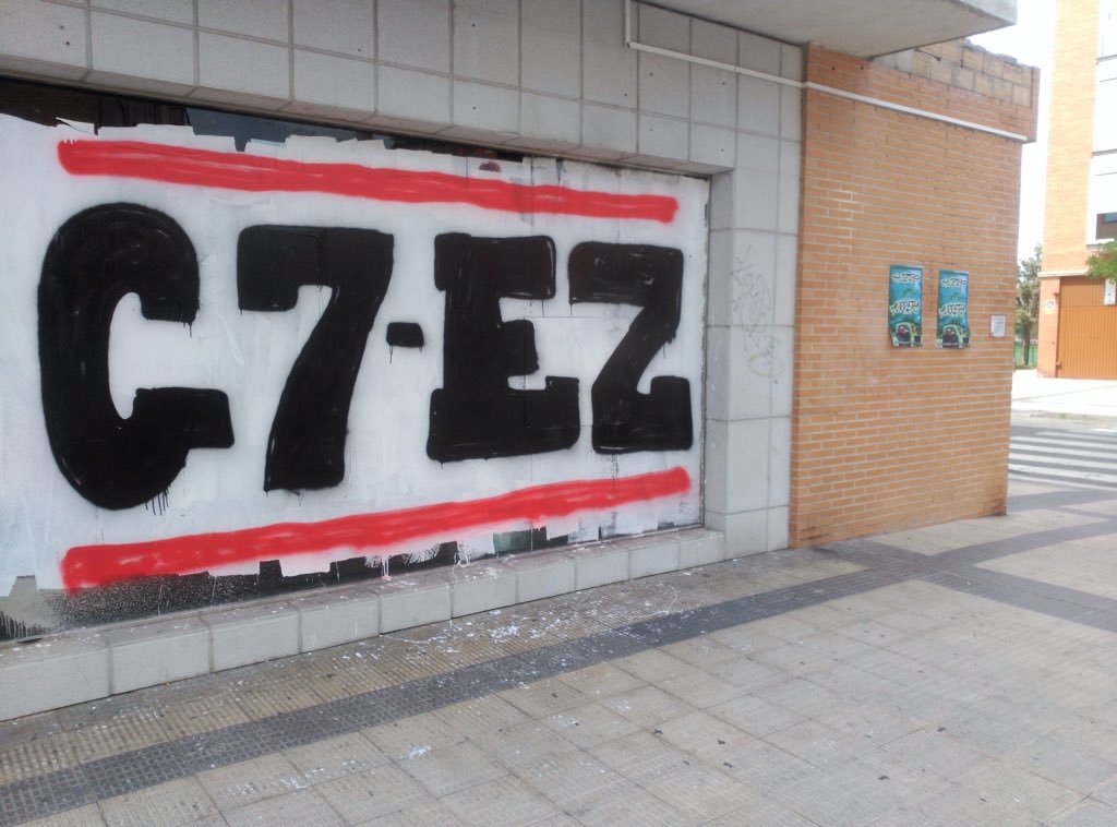 Antifaxismoa's tweet photo. @ErrotxaGTX G7 Ez ❗️

#G7Akatu #StopG7 #G7InonEz #G7Ez
#BlockG7 #NoG7 #G7No #G7Non #G7Blokatu https://t.co/mgDG1NN7De