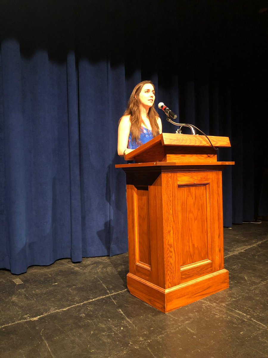 caitlindmcgill's tweet image. What a night reading with the rest of the #blwc19 staff. ❤️