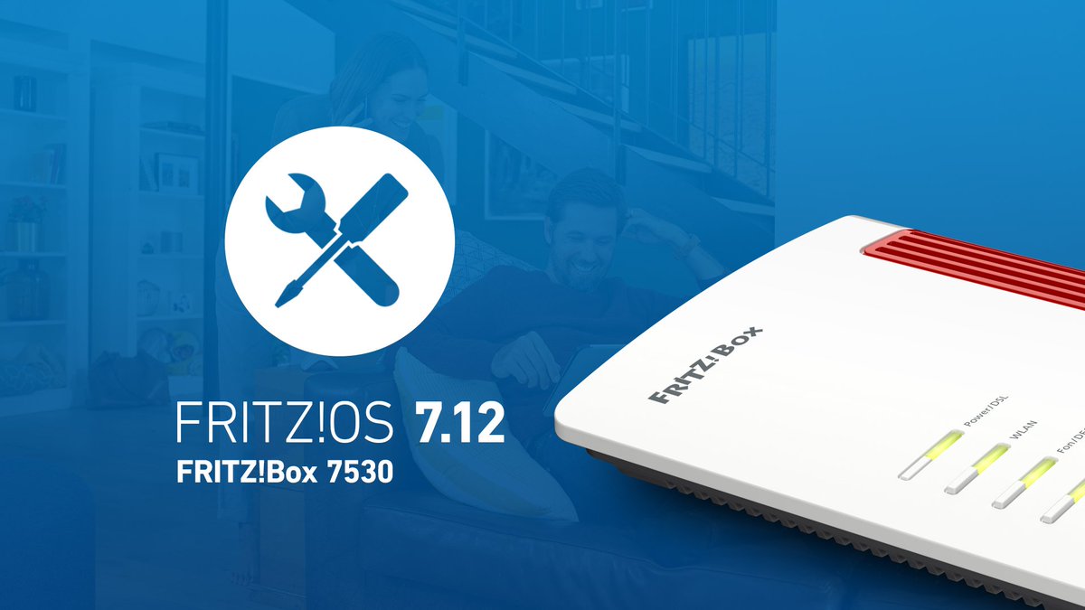 fritz_com_intl's tweet image. Users of a #FRITZBox 7530 can now also enjoy #FRITZOS 7.12 🥳