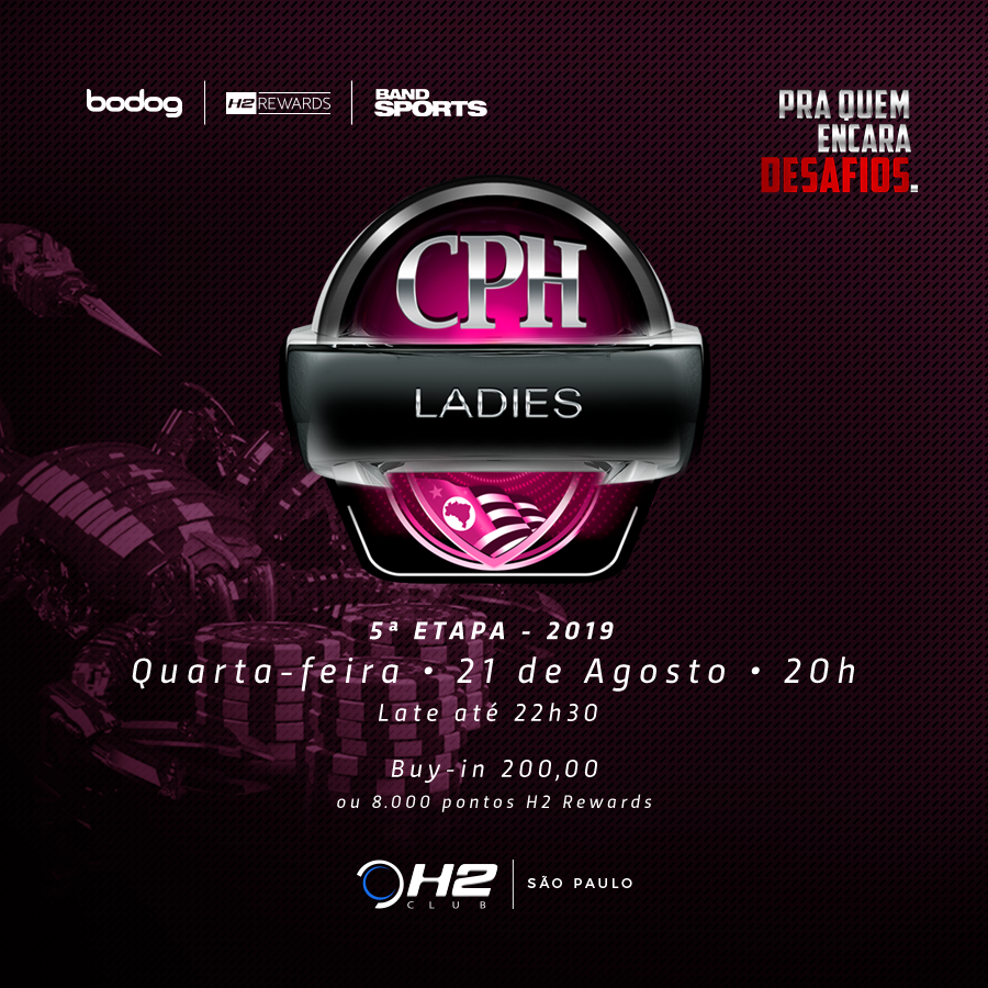 H2ClubBrasil's tweet photo. O CPH é delas nesta quarta-feira, 21 de agosto aqui no #H2Club.
LADIES #CPHPoker a partir das 20h com late até 22h30, buy-in de 200,00.
Venha entrar na disputa e ser a CAMPEÃ PAULISTA de poker.
#welivepoker #h2clubsaopaulo #h2club | https://t.co/Ee33tWUMiS https://t.co/NRqwFMxoGb