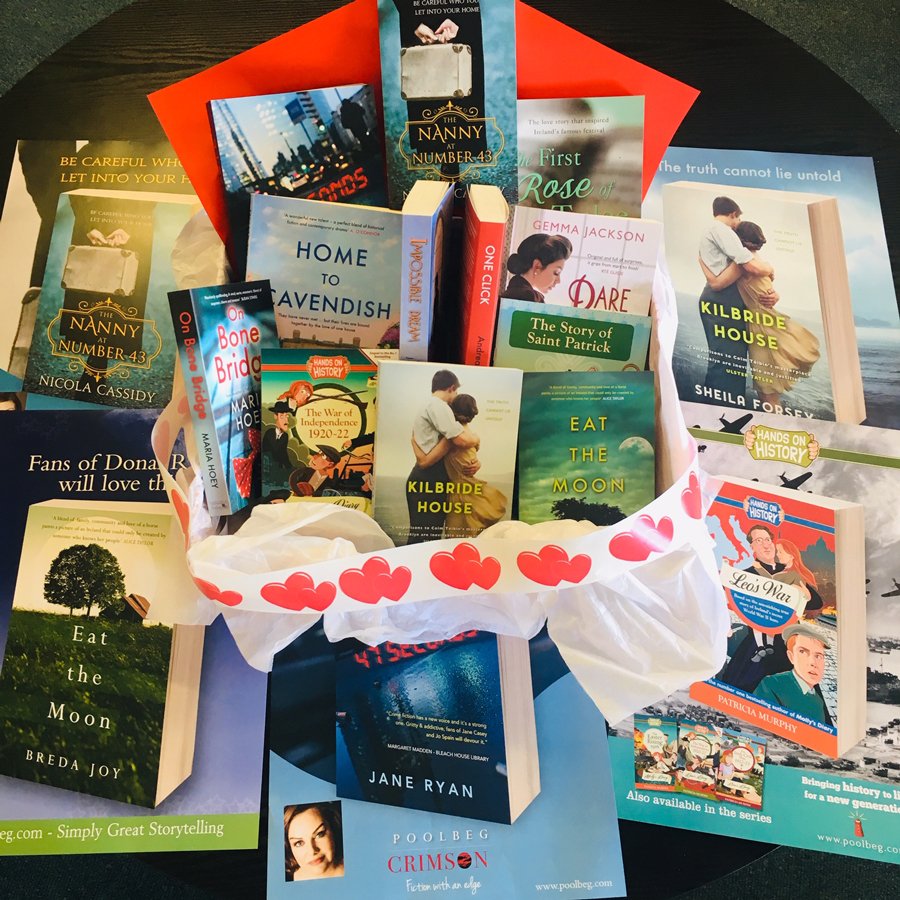 Win this hamper from <a href="/PoolbegBooks/">Poolbeg</a>! Included is Eat the Moon by Breda Joy, opening in the kitchen of a Cork family farm as Neil Armstrong prepares to set foot on the moon. Like the Apollo astronauts, Kieran O’Mahony &amp; his family begin a voyage away from the familiar. RT to enter.
