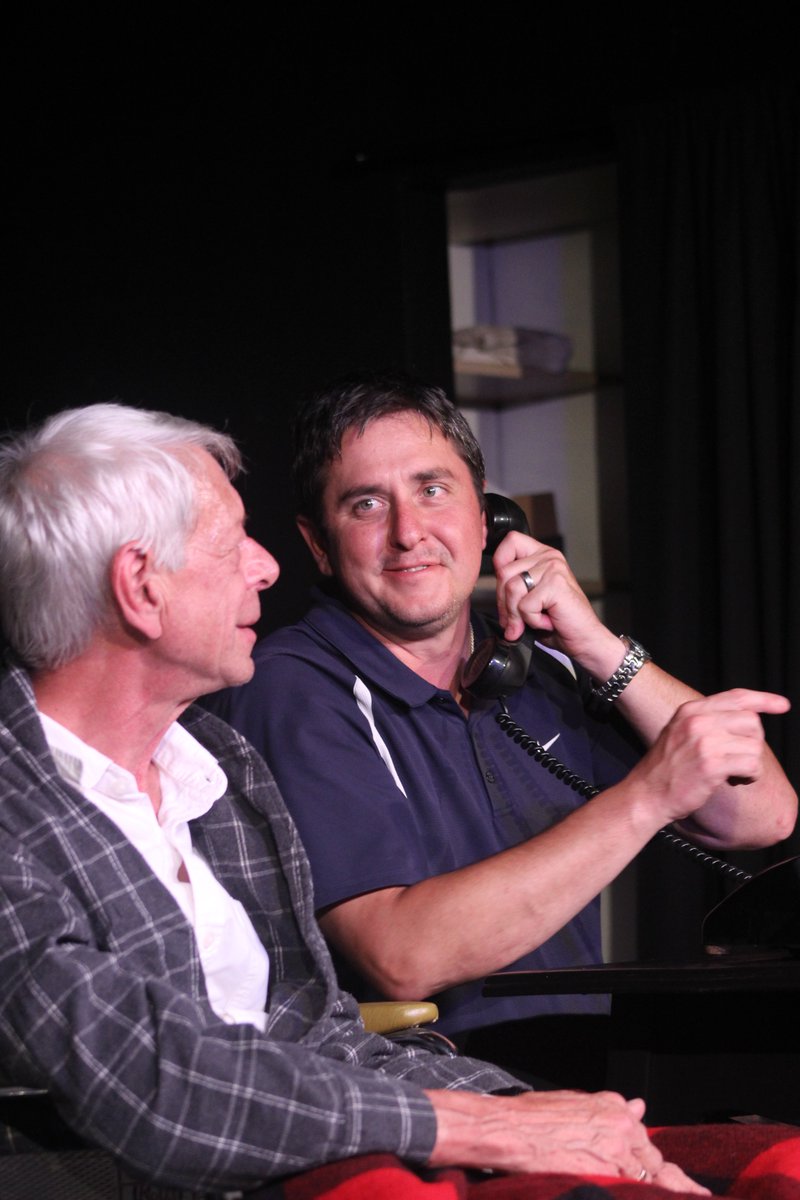 cabaret_the's tweet photo. David Seremet &amp; Nate Newell open "Tuesdays with Morrie" tonight at Olde Main Theater--350 Main Street, Latrobe.  A powerful and inspirational theatre experience! https://t.co/D4XnhzCOj6