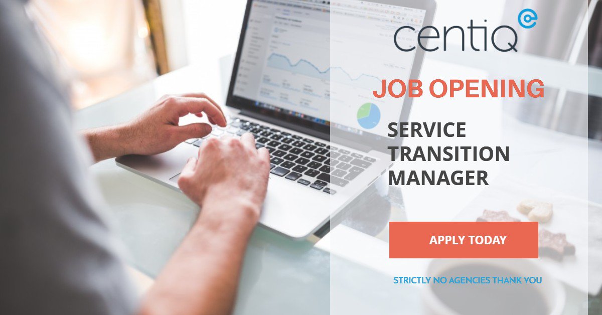 #Job Opportunity: Service Transitions Manager
The role will lead and shape the transition of #customer solutions from our Professional Services to our Managed Services. More Details: bit.ly/servtransmgr #career #transition #service