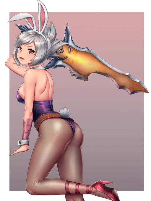 #バニーの日
ということなので過去絵からバニー成分だけを抽出したやつ。バニーリヴェン 