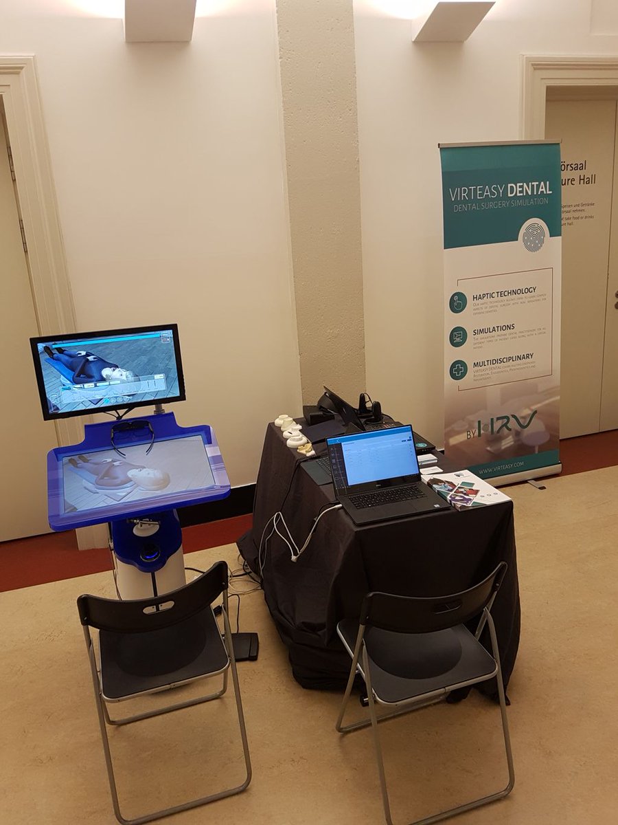 virteasy's tweet photo. At #adee2019, we are exhibiting our #virteasy simulator and our new prototype : the virtual scene with the #OculusRiftS 🎉🤗 https://t.co/LCzUgwzF5Y