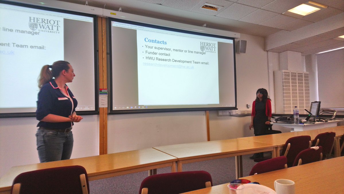 It was great to see you all at today's lunch talk! Thanks to Nisha Patel and her choice of topic for postdocs, we had a good turnout!
<a href="/HeriotWattUni/">Heriot-Watt University</a> <a href="/HWU_EPS/">Heriot-Watt Research@EPS</a> <a href="/OpenResHWU/">Open Research HWU</a> @EPS_PGT_HWU <a href="/heriotwatt_soss/">Heriot-Watt Social Sciences</a>