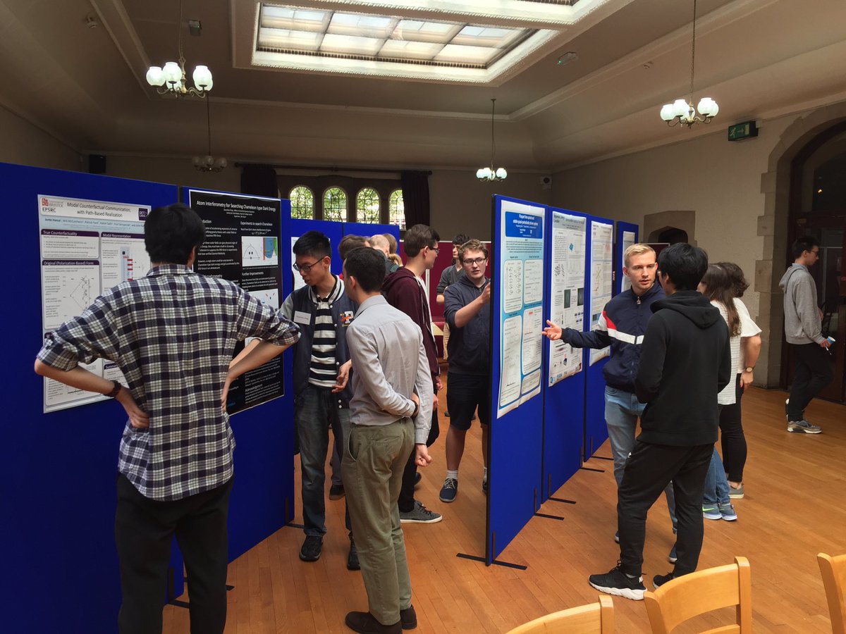 Our poster session is in full swing - thank you to all the students who are showcasing their research this afternoon