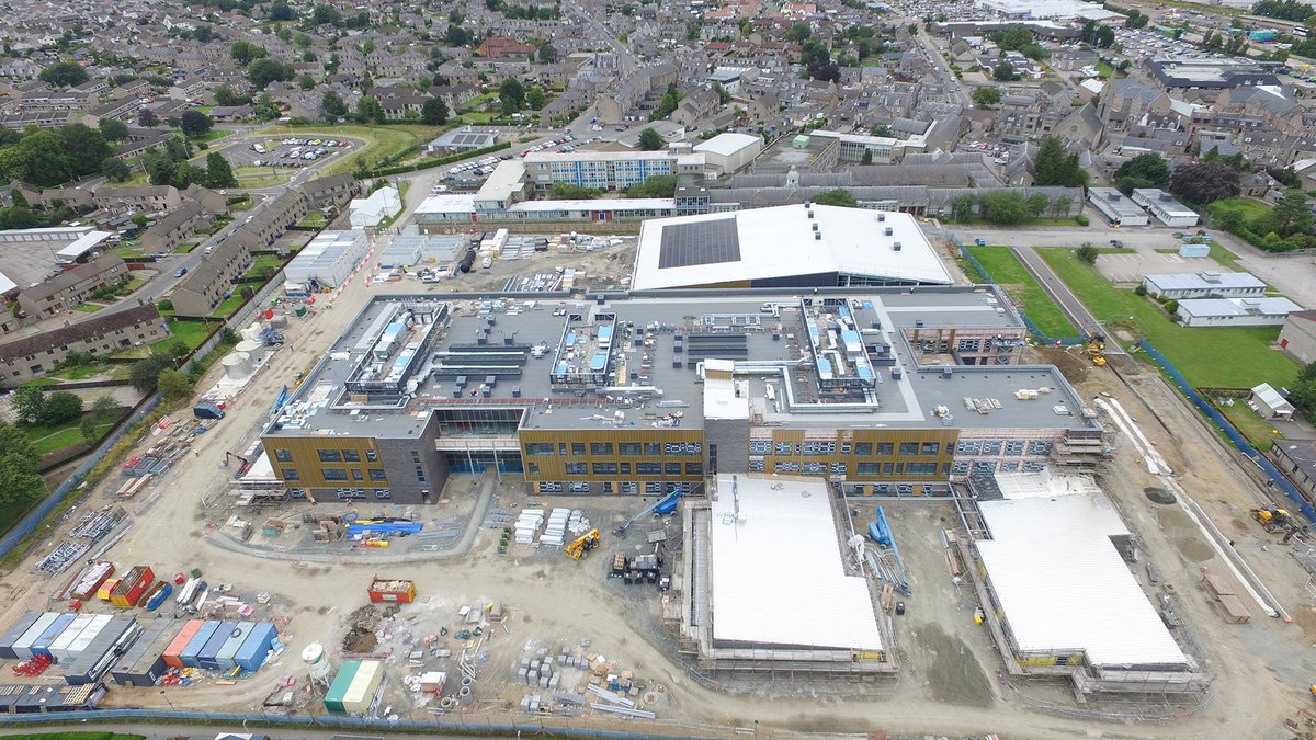 hubNorthScot's tweet photo. Super photos of progress on the £55 million @InverurieAcad we are delivering for @Aberdeenshire with @RobertsonGroup as our main contractor #topjob #inspiringplace #newschool #infrastructure #communitybenefits #Inverurie #partnerships #cannotwait #hubswork https://t.co/JHaw66du0i