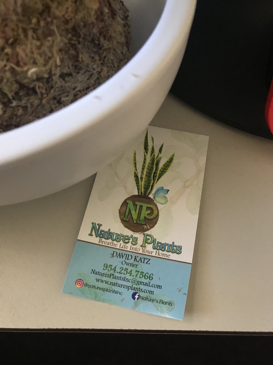 The staff absolutely adores yesterday’s thoughtful gift from <a href="/eagleshaven2/">eagleshaven</a> ! Thank you so much Eagle’s Haven and Nature’s Plants! 🌱 ❤️