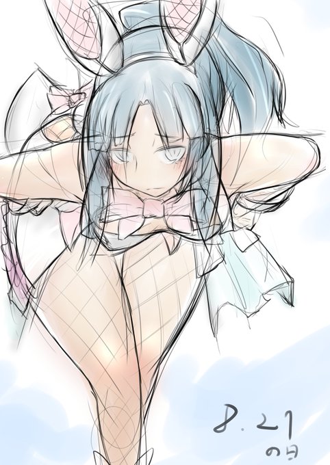 バニーの日の怜ちゃん!
#アリスギアお絵かき 