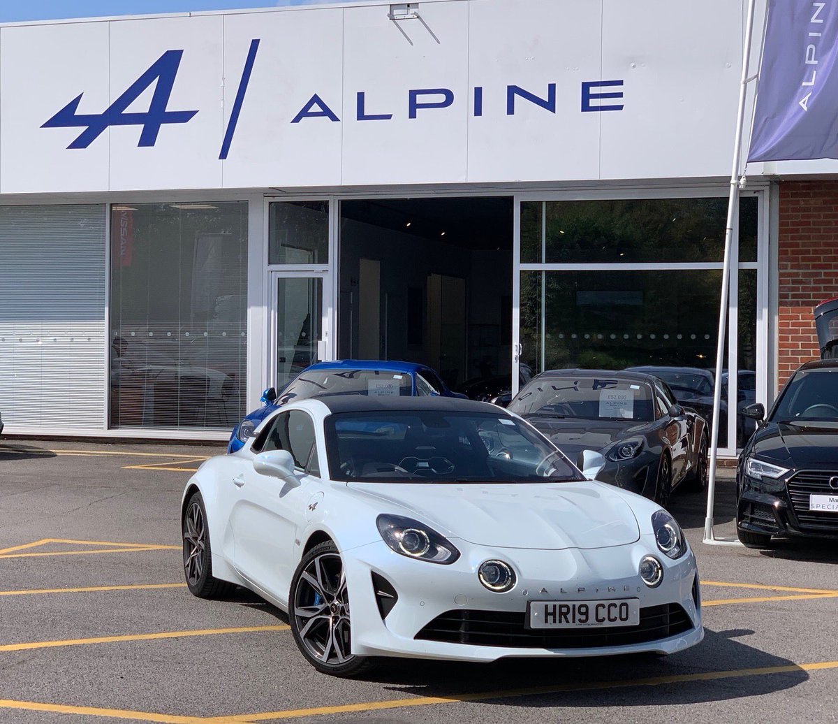 AlpineCentre's tweet photo. We’ve had carbon-fibre effect decals fitted onto our #AlpineA110 demo - who else thinks it looks amazing? 🙋‍♀️🙋‍♂️

If you want the same effect on your Alpine, please call Joe our #AlpineSpecialist on 01962 810013.
#detailing #carbonfibre #testdrive https://t.co/WYI50M9xgW