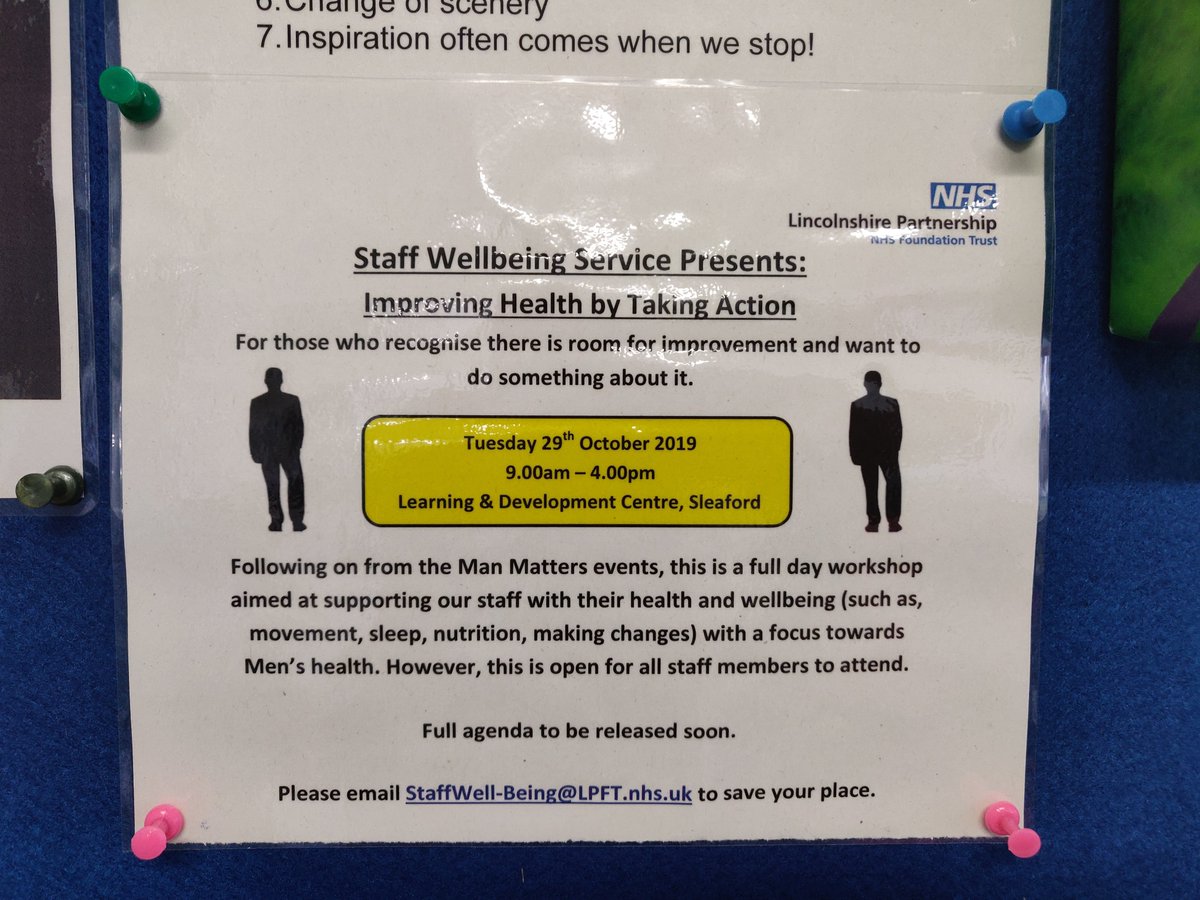 NHSLincs_TT's tweet photo. 💪 Improving Health by taking action! A full day workshop aimed at supporting our staff with their health and wellbeing 🏋️‍♂️We love to help our staff, check out the #steps2change website to see how we can help you!  🥰https://t.co/qX4aYGcl2S

#WednesdayThoughts #NHS #mentalhealth https://t.co/w0627MQON1