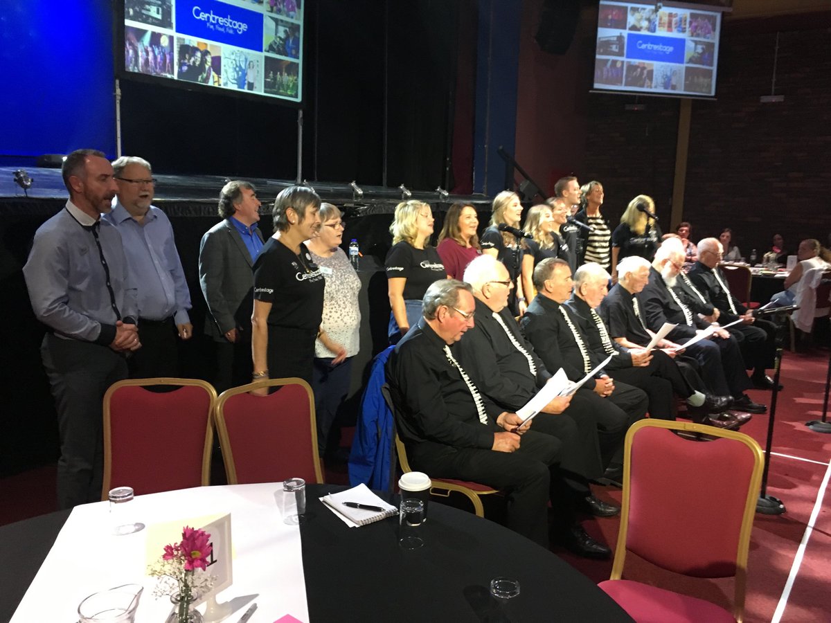 Crawfordmcguff3's tweet photo. The Likely Lads kick off Caring for Ayrshire meeting. #caringforayrshire #buildingvibrantcommunities Amazing rendition. https://t.co/CqdDzDnUl4