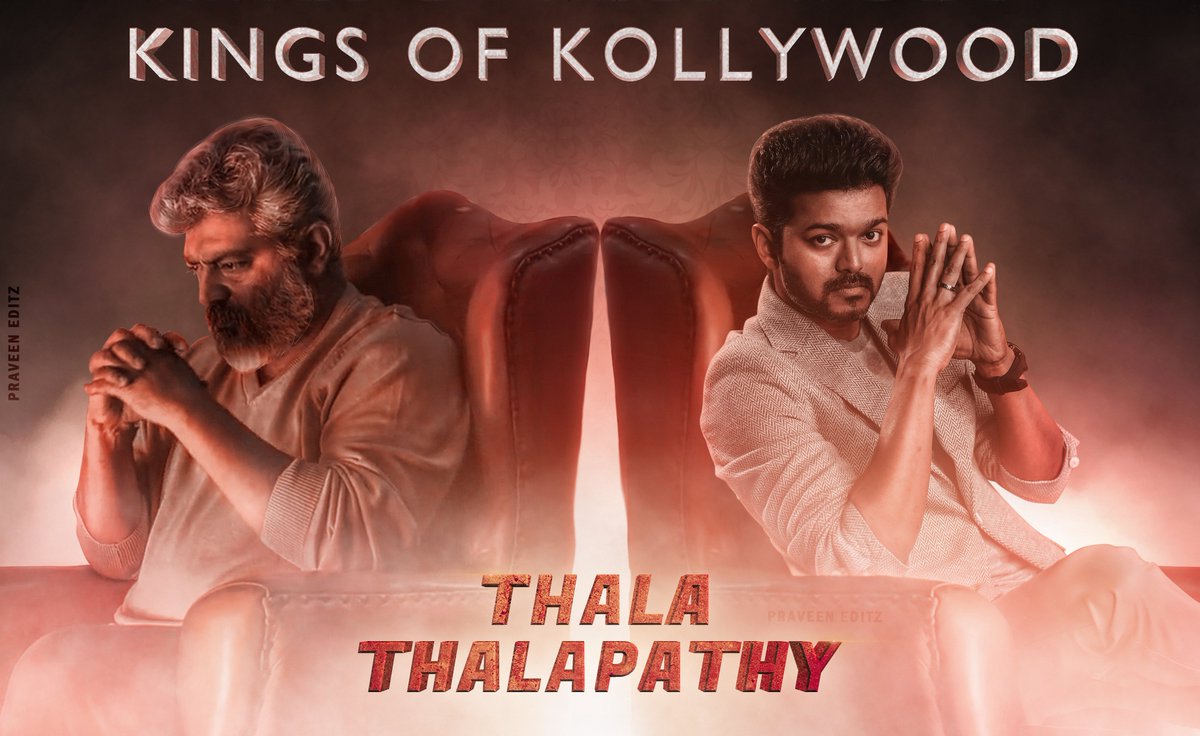 praveenz_off's tweet photo. #KingsofKollywood 🔥
My design for #ThalaThalapathy 😍
@VijayFansTrends @VijayTeamOnline
@ActorVijayTeam @ThalaFansClub @TPY_Official @AjithMania @SSMusicTweet @Jagadishbliss @SureshChandraa @LMKMovieManiac @sidhuwrites
@OnlyKollywood @KollyBuzz @GuRuThalaiva @kollymedia https://t.co/Q6FEpuBDPe