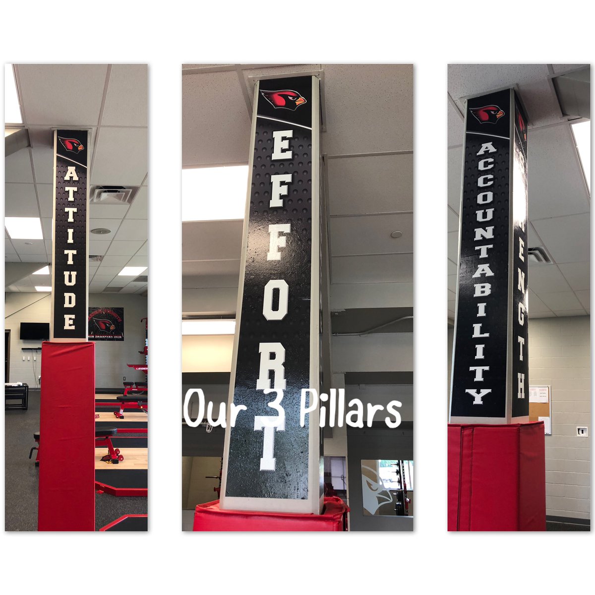 CardAthletics's tweet photo. The 3 Pillars of our program... (AEA) ATTITUDE- EFFORT ACCOUNTABILITY- #CardinalNation #CardinalStrength @CoachJimBoone @MatthewWilson02 https://t.co/Ch0yuq61GF