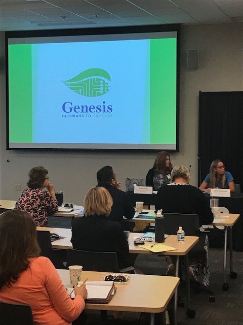 GenesisP2S's tweet photo. Genesis & partners, @St_LouisSchool @JCDSchools @MilanSchoolCorp @BTDManufacturer, spoke at the IN-Mac Micro-Grant Impact Summit at the Indiana Manufacturing Institute today. They shared the impact the micro-grants had on the youth in Ripley County. #inmacmicrogrant @PurdueINMaC https://t.co/CcsdltA1g8