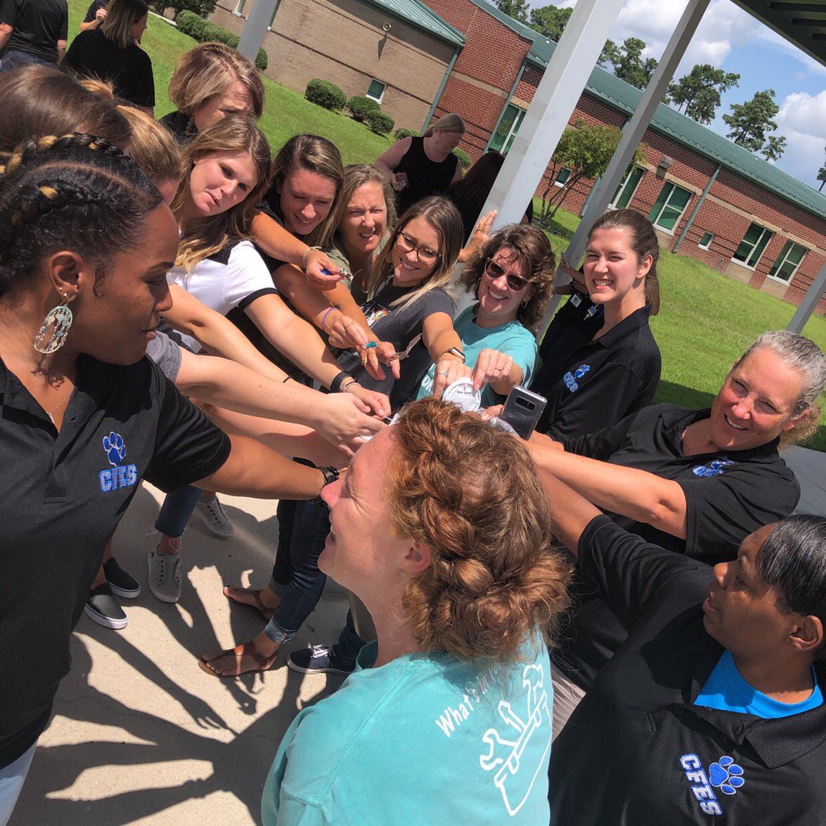 First day back fun! <a href="/cfe_cubs/">Cape Fear Elementary</a> <a href="/penderschools/">Pender Schools</a>