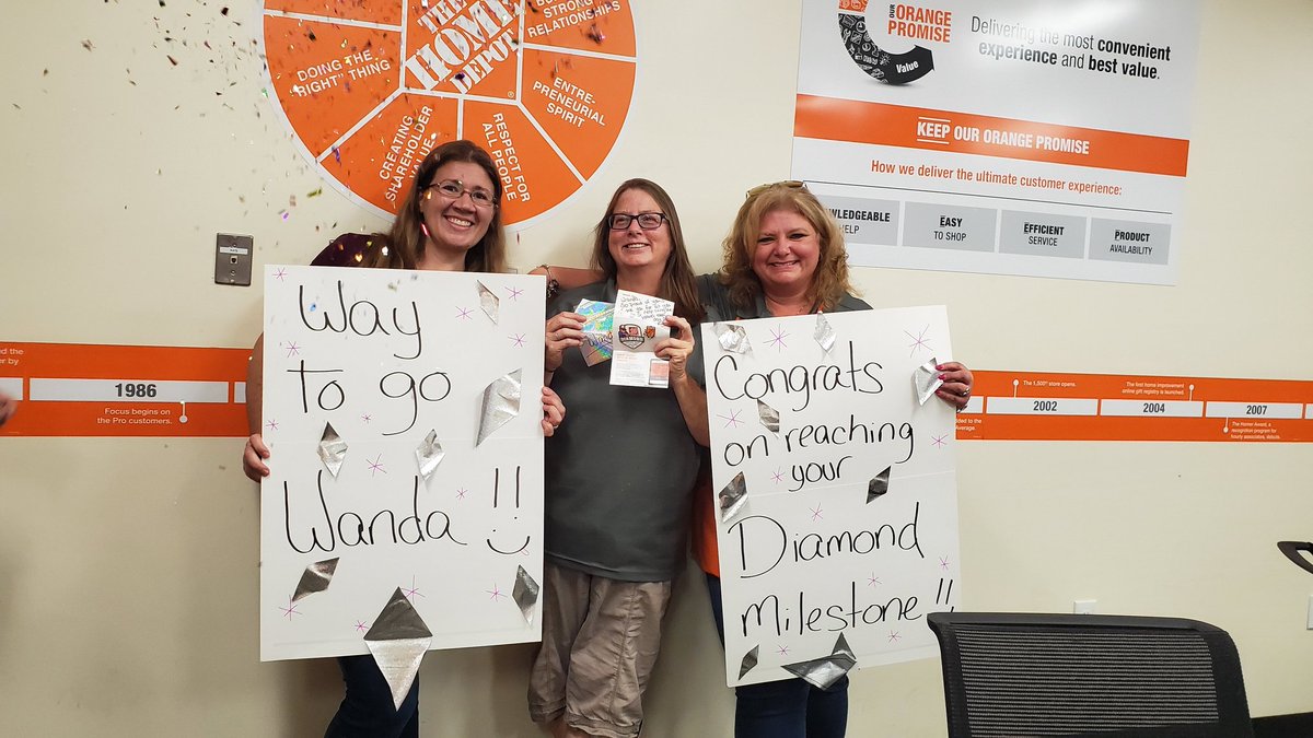 Amber Phillips (@amber_p01) on Twitter photo Celebrating Wanda hitting Diamond level!!! Such a deserving associate. #ItsAnAdventure #Dixie2302 #Diamond
<a href="/Kimmeye1/">Kimberly Mull</a> <a href="/paige_donte/">Donte Paige</a> <a href="/RayBShain/">Ray Shain</a> @thd_young <a href="/KevinZ_THD/">Kevin Zanewicz</a> Celebrating Wanda hitting Diamond level!!! Such a deserving associate. #ItsAnAdventure #Dixie2302 #Diamond
<a href="/Kimmeye1/">Kimberly Mull</a> <a href="/paige_donte/">Donte Paige</a> <a href="/RayBShain/">Ray Shain</a> @thd_young <a href="/KevinZ_THD/">Kevin Zanewicz</a>