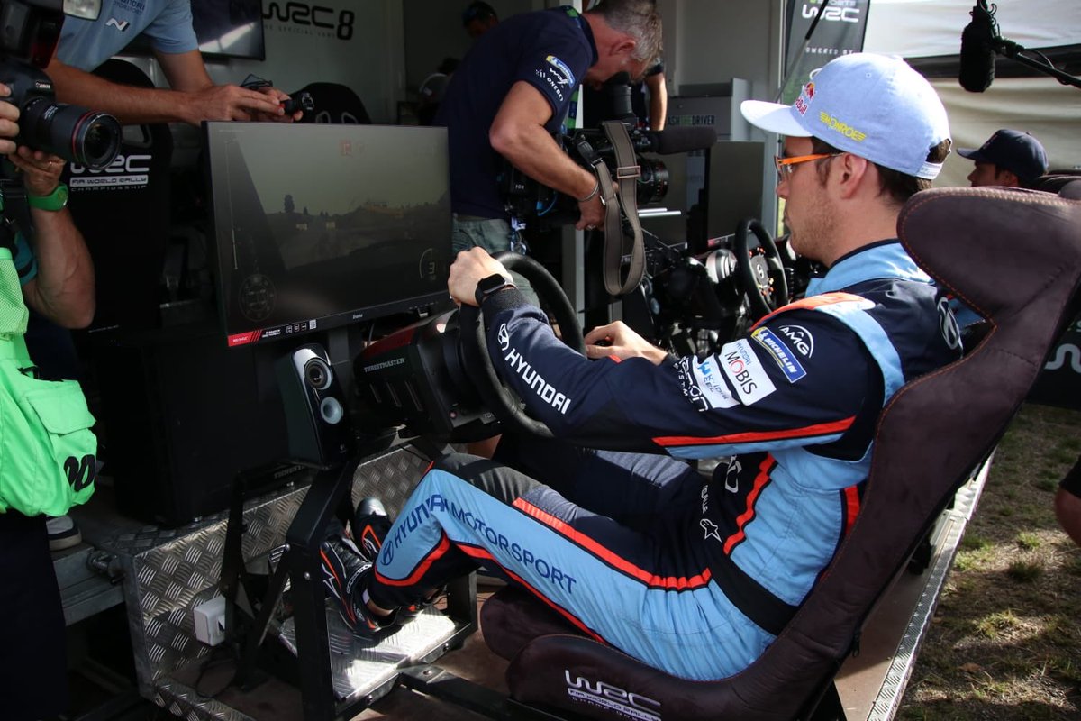 thierryneuville's tweet photo. Busy media function today and we also tried @WRCTheGame #8 ππΌ You should try it too!
#WRC #RallyDeutschland #TN11 https://t.co/g7pxnMXxXG