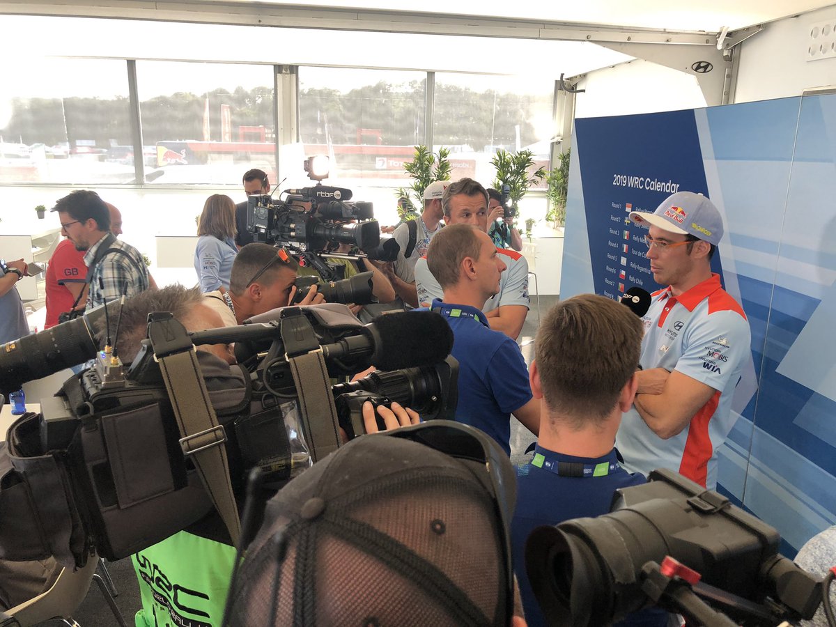 thierryneuville's tweet photo. Busy media function today and we also tried @WRCTheGame #8 ππΌ You should try it too!
#WRC #RallyDeutschland #TN11 https://t.co/g7pxnMXxXG